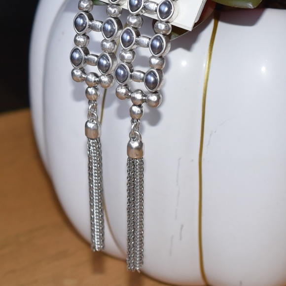 NEW Lucky Brand Silver-Tone Imitation Pearl, Beads - Picture 2 of 4